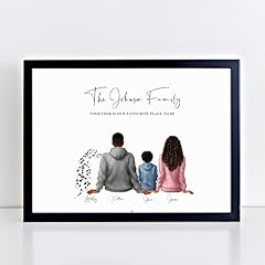 Personalised family print for sale  Delivered anywhere in UK