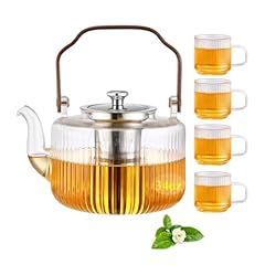Fluted glass tea for sale  Delivered anywhere in USA 