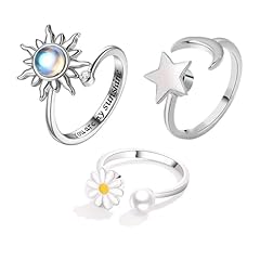 3pcs fidget ring for sale  Delivered anywhere in UK