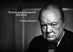 Winston churchill quote for sale  Delivered anywhere in UK