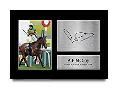 Used, HWC Trading AP McCoy Gift Signed A4 Printed Autograph for sale  Delivered anywhere in UK