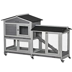 Pawhut rabbit hutch for sale  Delivered anywhere in UK