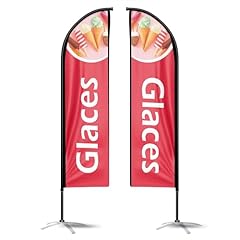 Drapeau publicitaire oriflamme d'occasion  Livré partout en Belgiqu