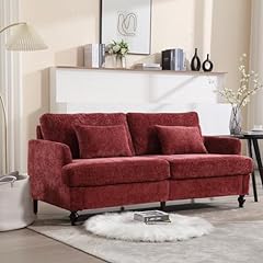 Chenille modern loveseat for sale  Delivered anywhere in USA 