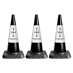Black funeral cone for sale  Delivered anywhere in UK