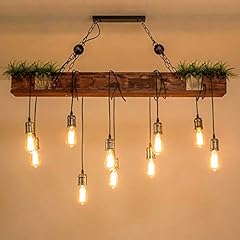 Industrial chandelier wood for sale  Delivered anywhere in Ireland