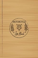 Motorcycle log book for sale  Delivered anywhere in USA 