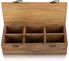 Wooden tea box for sale  Delivered anywhere in UK