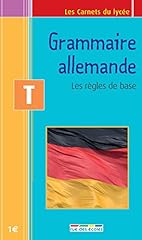 Grammaire allemande terminale d'occasion  Livré partout en France