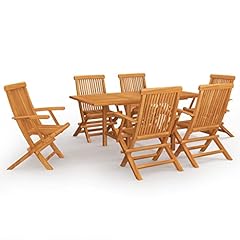 Vidaxl teak massiv gebraucht kaufen  Wird an jeden Ort in Deutschland
