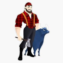 Paul bunyan sticker for sale  Delivered anywhere in USA 