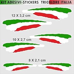 Kit adesivi bandiere usato  Spedito ovunque in Italia 