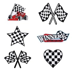 Pcs checkered racing for sale  Delivered anywhere in USA 