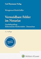 Vermeidbare fehler notariat gebraucht kaufen  Wird an jeden Ort in Deutschland