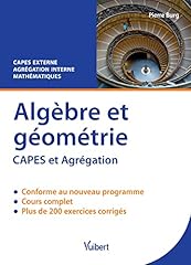 Algèbre géométrie capes d'occasion  Livré partout en France