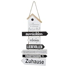 Holz wandschild willkommen gebraucht kaufen  Wird an jeden Ort in Deutschland
