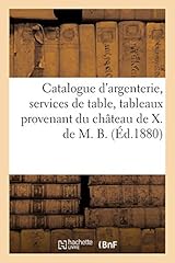 Catalogue argenterie services d'occasion  Livré partout en France
