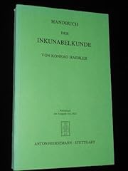 Handbuch inkunabelkunde gebraucht kaufen  Wird an jeden Ort in Deutschland