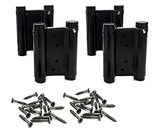 2 Pairs (4Pcs) 3inch Double Action Spring Hinge Stainless for sale  Delivered anywhere in Canada