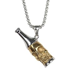 LG Dragon Jewelry Creative Skull Wine Bottle Pendant, used for sale  Delivered anywhere in Canada