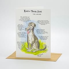 Fun lurcher greeting for sale  Delivered anywhere in UK