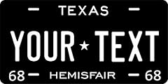 Texas 1968 personalized for sale  Delivered anywhere in USA 
