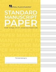 Standard manuscript paper for sale  Delivered anywhere in USA 