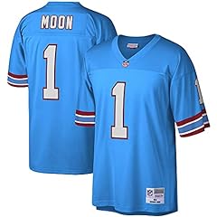 Mitchell & Ness Men's Warren Moon Light Blue Houston, used for sale  Delivered anywhere in USA 