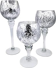 3tlg teelichthalter glas gebraucht kaufen  Wird an jeden Ort in Deutschland