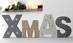 Weihnachtsdeko schriftzug xmas gebraucht kaufen  Wird an jeden Ort in Deutschland