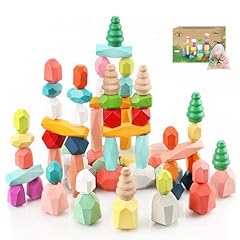 48pcs wooden stacking for sale  Delivered anywhere in USA 