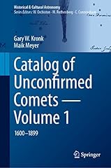 Catalog unconfirmed comets usato  Spedito ovunque in Italia 