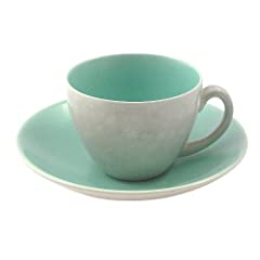 Poole Twintone Pottery - Coffee Cups & Saucers, used for sale  Delivered anywhere in UK