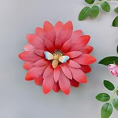Red flowers wall for sale  Delivered anywhere in UK