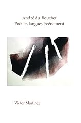 André bouchet poésie d'occasion  Livré partout en France