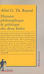 Histoire philosophique politiq d'occasion  Livré partout en France