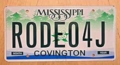 Mississippi vanity license for sale  Delivered anywhere in UK