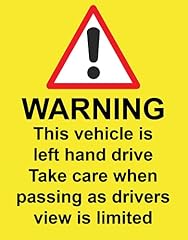Warning vehicle left for sale  Delivered anywhere in UK