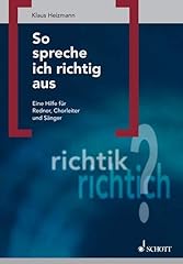 Spreche richtig hilfe gebraucht kaufen  Wird an jeden Ort in Deutschland