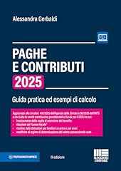 Paghe contributi 2025 usato  Spedito ovunque in Italia 