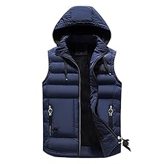 Mens hooded gilet for sale  Delivered anywhere in UK
