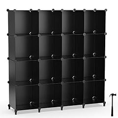 Used, Cube Bookcase, 16 Cube Storage Unit Bookshelf Storage for sale  Delivered anywhere in UK