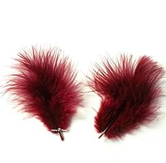 Burgundy marabou feathers for sale  Delivered anywhere in UK