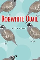 Bobwhite quail notebook for sale  Delivered anywhere in UK