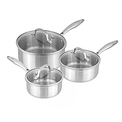 Stainless steel saucepan for sale  Delivered anywhere in UK