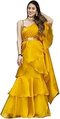 Yellow plain organza for sale  Delivered anywhere in UK