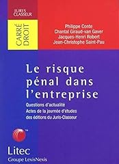 Risque pénal entreprise. d'occasion  Livré partout en France