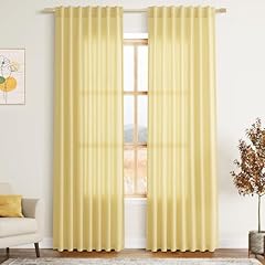 Yellow linen blend for sale  Delivered anywhere in USA 