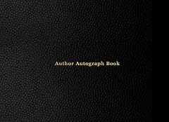 Author autograph book for sale  Delivered anywhere in UK