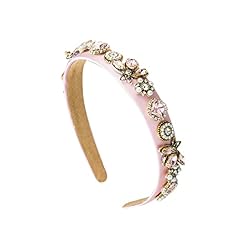 Rhinestone headband wide for sale  Delivered anywhere in UK